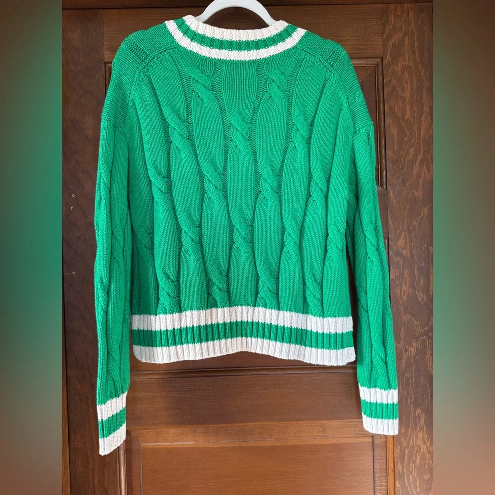 NWT Aerie Cable Knit Sweater ⛳️🎾 - Picture 5 of 5